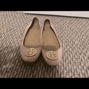 Tory Burch pink ballet flats